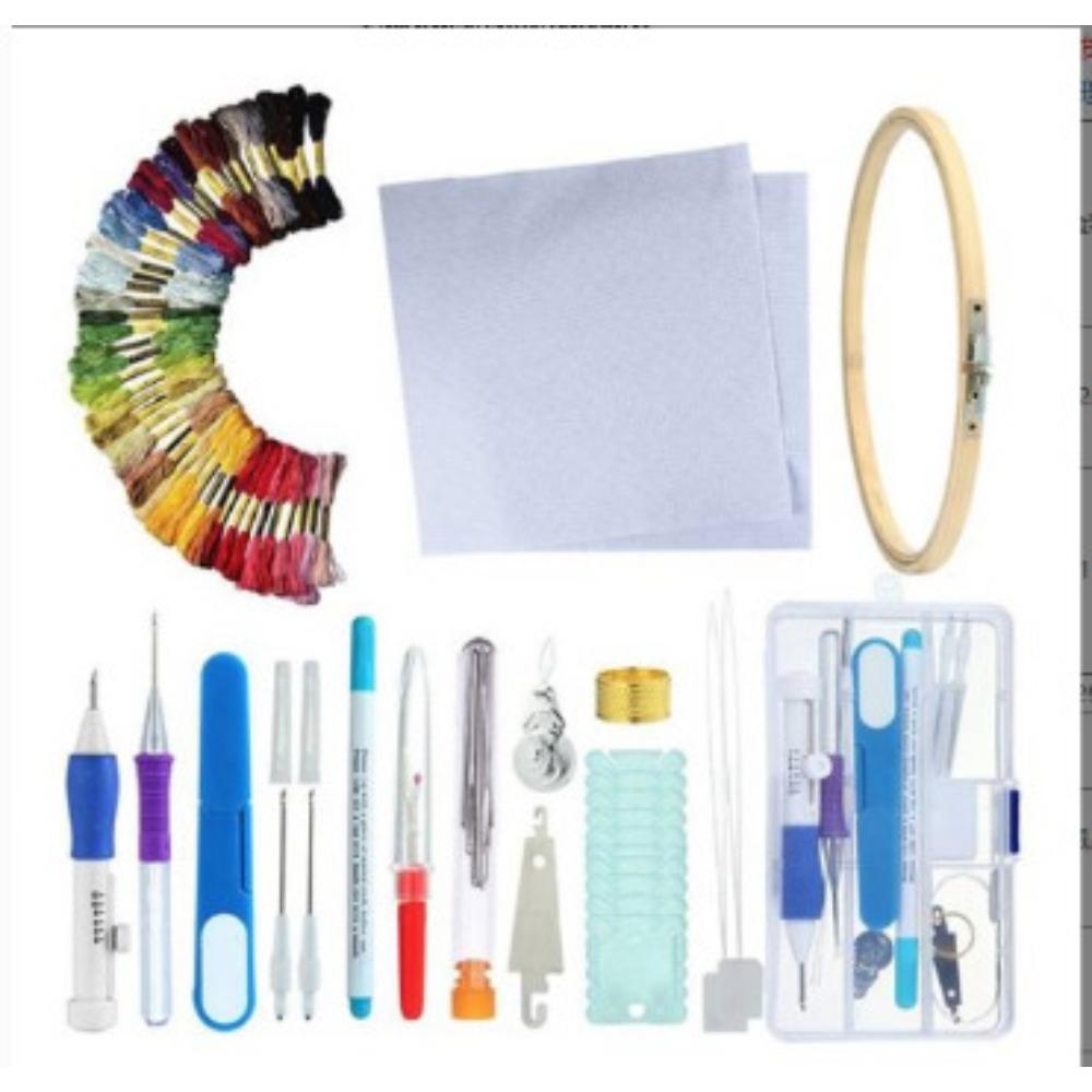 Cross Embroidery Embroidery Needle Set Embroidery Poke Tools Embroidery Flower Poke Needle Combination Set