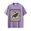 Crows Before Bros Funny Meme T-shirt Unique Bird Nature Tshirt Unisex Women Casual Cotton Vintage T Shirts Unisex's Oversized T-shirts