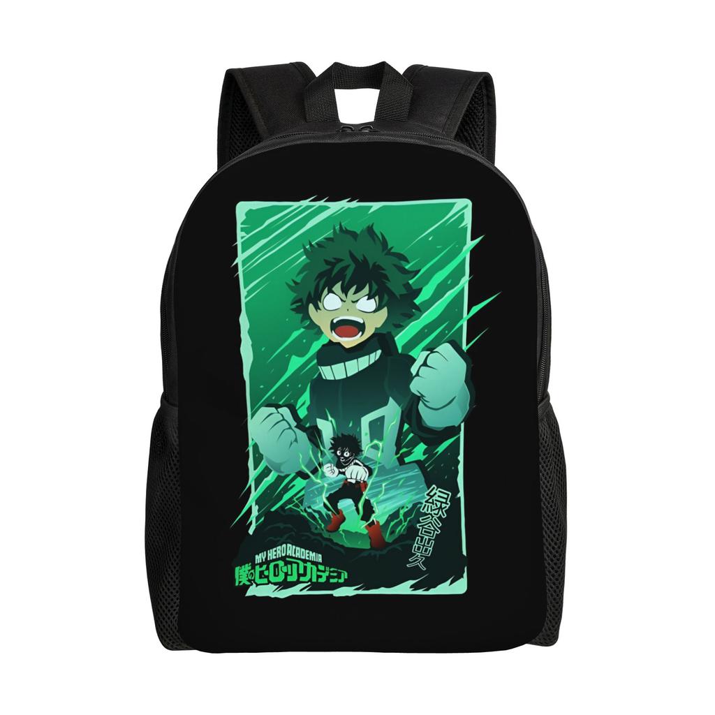Personalized My Hero Academias Backpacks Basic Bookbag for School College Izuku Midoriya Katsuki Bakugo Shoto Todoroki Bags