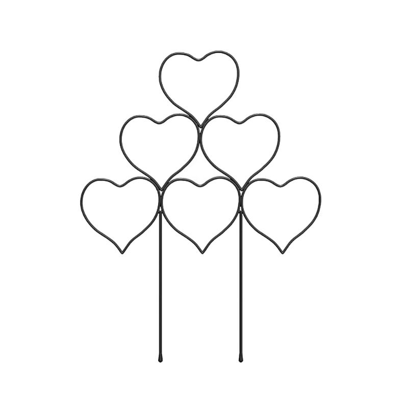 Metall-Gartengerüst zum Klettern von Pflanzen, Pflanzenstützgitter für Rose, Tomate, Obst, Blumen und Gemüse