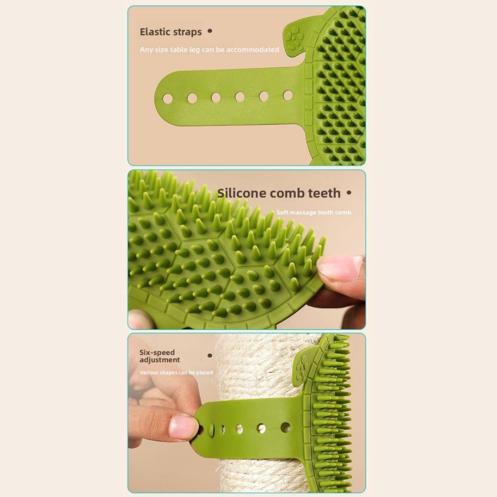 Gentle Pet Cleaning Brush Silicone Cat Massage Comb New Cat Deshedding Brush  Home Use