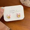 Creativity Cartoon Funny Little Monsters Ear Stud Earrings for Women Retro Fashion Personality Opal Evil Eye Y2K Jewelry Gift