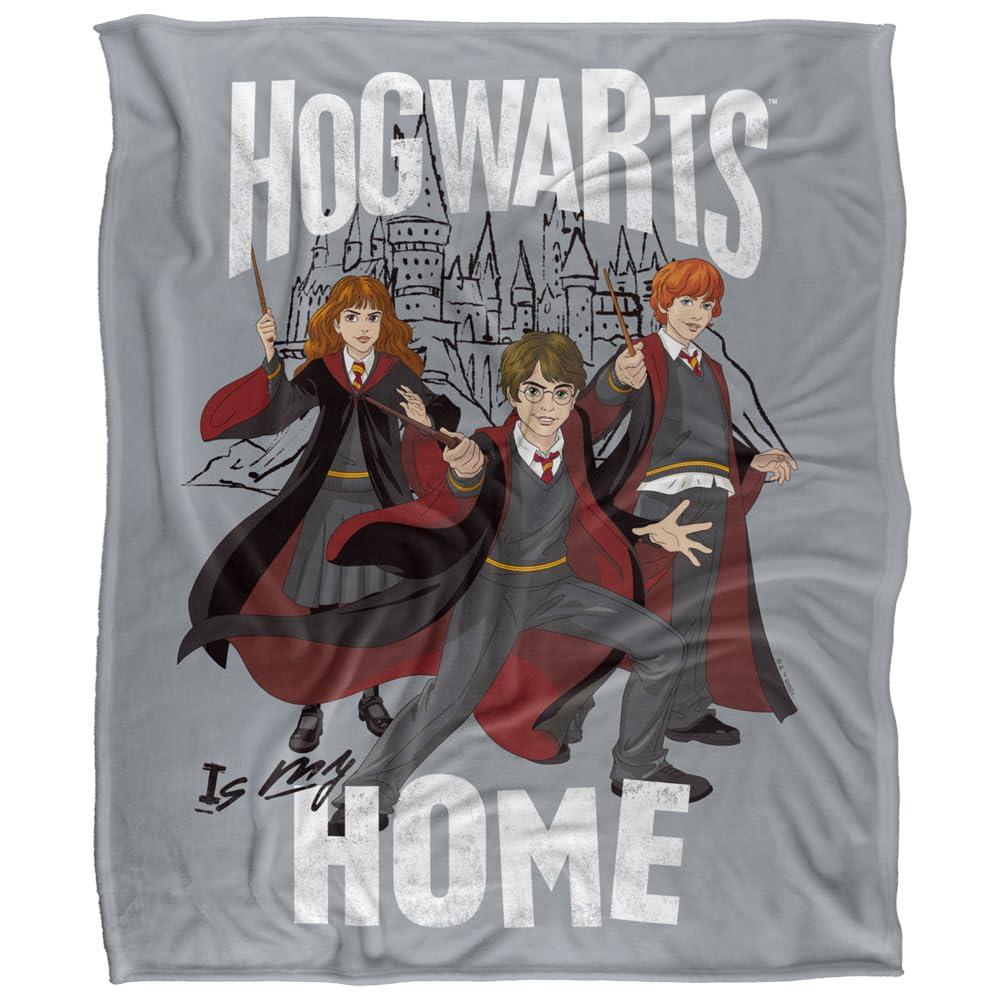 HARRY POTTER Hogwarts Is My Home Blanket