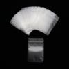 20Pcs Matte Zipper Bag Aluminum Foil Hologram Food Pouch Small Water Proof Zipper Reclosable Self Seal Pouch Packaging Bag