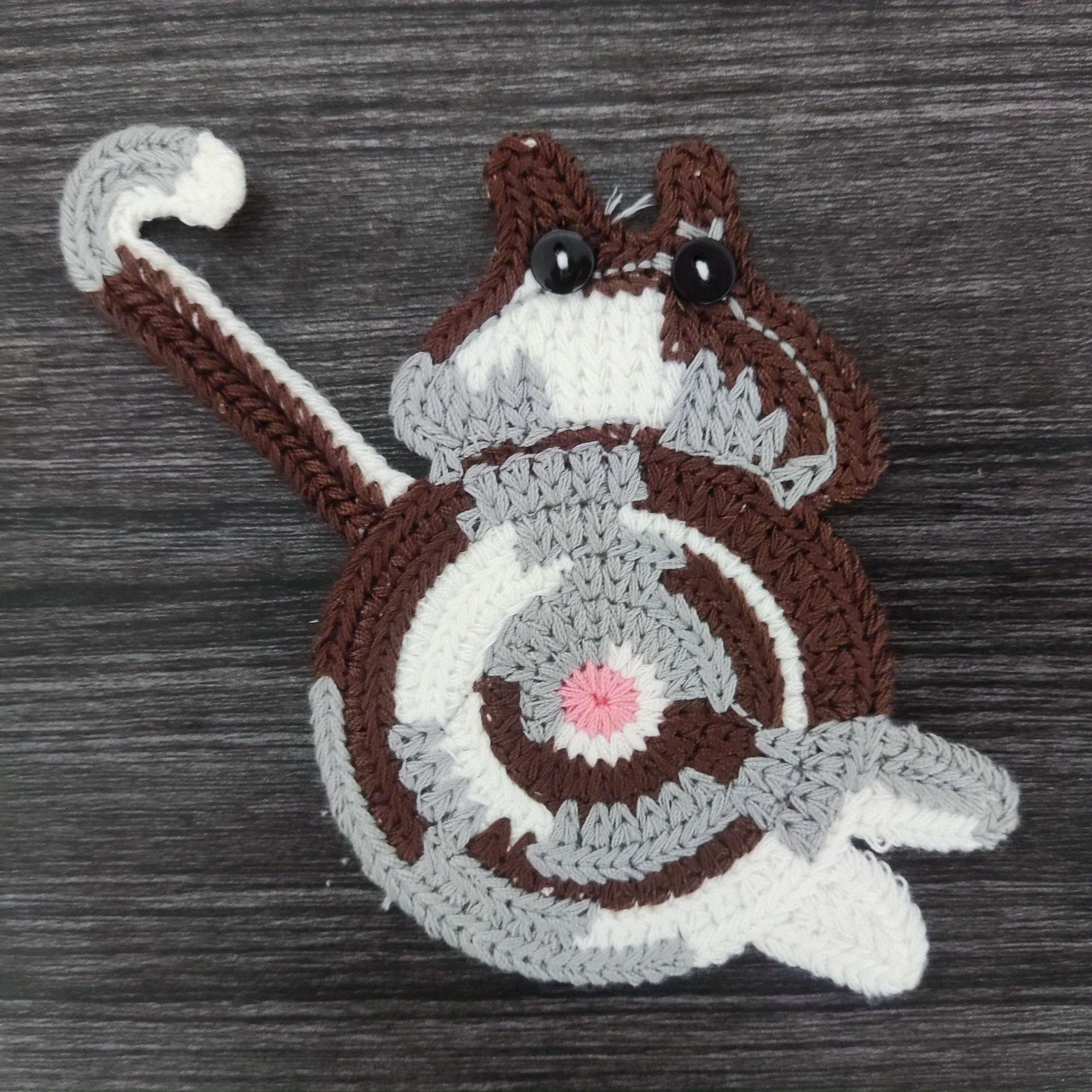 

Подставки под чашки «Кошачья попа», Домашние обеденные подставки под чашки с кошачьей попой, Вязаные подставки под чашки