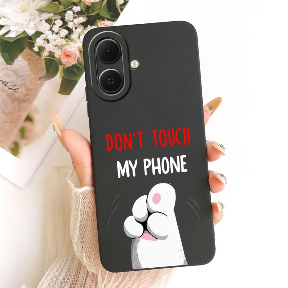 Für Tecno Spark Go 2 Hülle KM4 Niedlicher Hund Panda Cartoon Hülle Weiches TPU Mattes Handyhülle Für Tecno Pop 10 Pop10 Spark Go 2 Go2 Schale