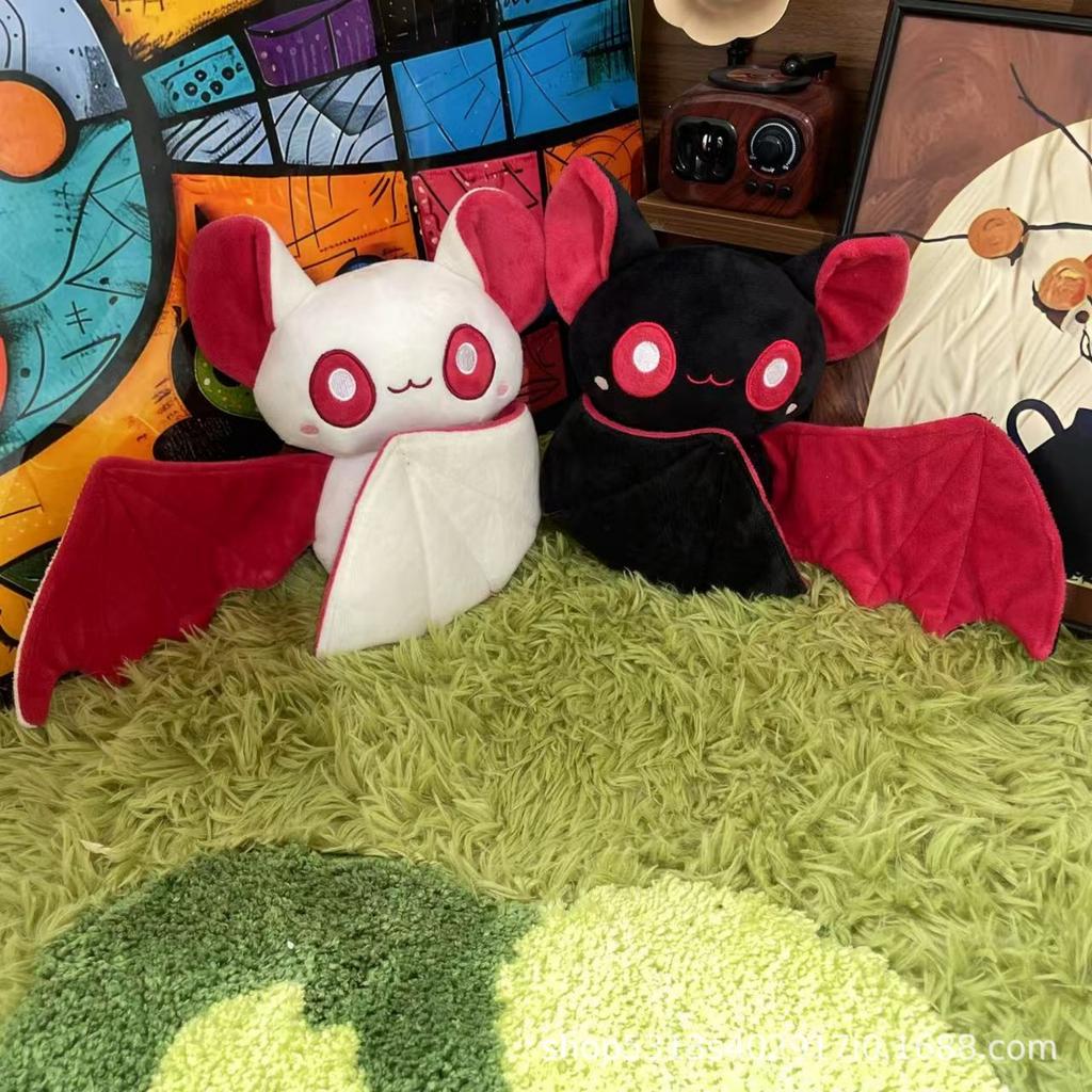 Yeni Cadılar Bayramı Balkabağı Yarasa Kömür Topu Elf Festivali Hediye Peluş Oyuncaklar Çocuklar ve Yetişkinler İçin Yumuşak Dolgulu Hayvan Oyuncağı