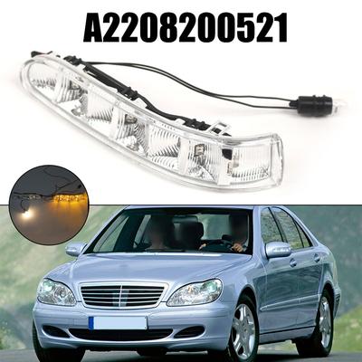 Car Turn Signal Indicator Lamp for Mercedes W220 S Class 2003 2006 and W215 CL Class 2003 2006 Rearview Mirror Installation