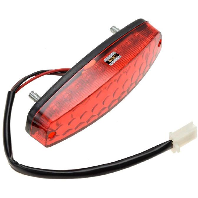 HIAORS LED Rear Tail Brake Light For 50Cc 70CC 90Cc 110Cc 125Cc Taotao SunL JCL Coolster Roketa Kazuma Chinese ATVs Quad 4 Wheeler Parts Red