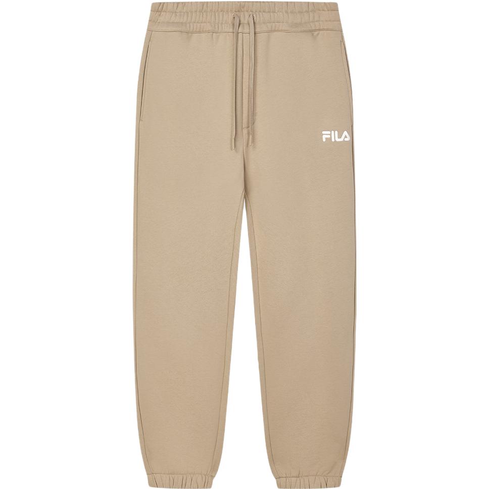 

FILA 2023 Winter New Fleece Knit Long Pants Sports Casual Pants Men Bottoms Khaki F51M349699F-LK S