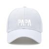 [Papa Dad Hat] Light Beige Polyester Adjustable Breathable Casual Baseball Cap For Men Father's Day Gift