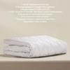 Protective Mattress Cover, Waterproof Quilted Mattress Cover, Cotton Padded Waterproof Thick Bed Sheet, White and Black Mattress Topper