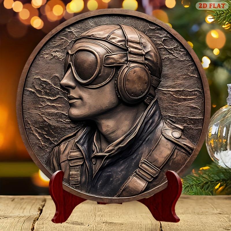 D Flat D Flat pc Sarcasm Quote Aluminum Metal Tin Sign Round Design Round Aluminum Sign Vintage Look X Round Alu