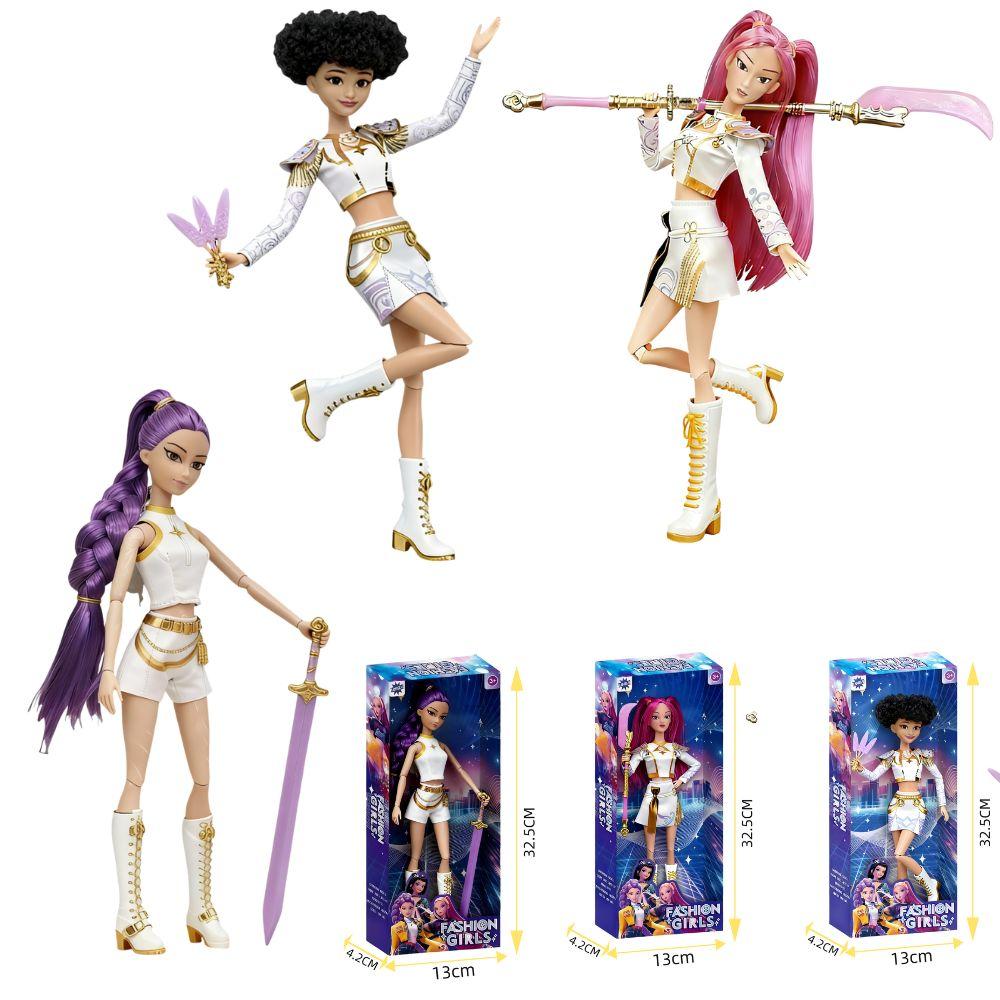 NEU Neues Puppenspielzeug Beliebter Anime Kpop Teufelsjäger Action-Puppe Rumi Mila Zoe Plastikpuppe DIY Spielzeug Mädchen Festival Geschenk