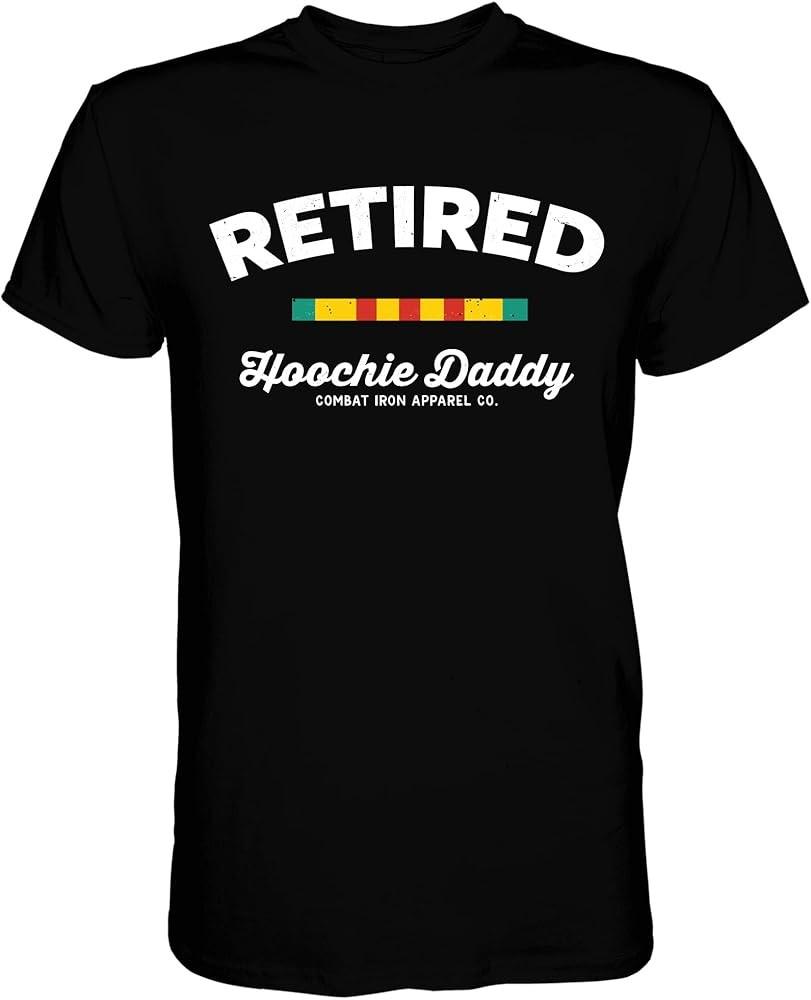 Men#039;s Graphic Short Sleeve TShirt Retired Hoochie Daddy Tee Unisex T-Shirt M