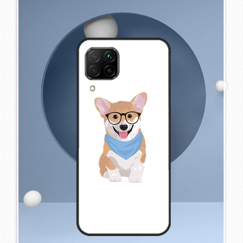 Cartoon Corgi Dog For Huawei P30 P60 Pro P20 P40 Lite Nova 9 10 SE 12s 12i 11i 8i Y91 Y60 Y70 Y72 Y90 Y61 Case