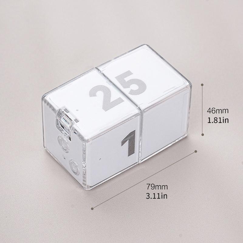Gravities Activated Electronic Timer Cubes Automatic Detection Accurate Timing Large Digital Display with 10 Presets Time