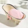 Bathtub Soap Box Soap Rack Cute Bow Soap Butterfly Home Bathroom Face Counter Draining Soap Box Bathroom Accessories
