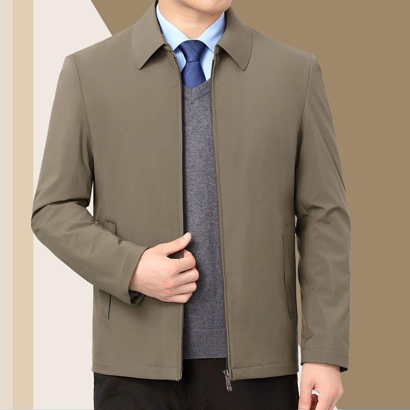 Men's Spring 2025 Middle-Aged & Elderly Dad Jacket