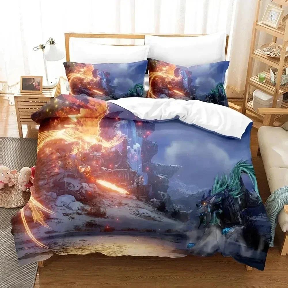 3D Print Game Tales of Arise Bedding Set Printed Bed Set With Pillowcase Bed Duvet Cover Soft Queen King Size Bedclothes Home
