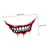 HAWILLOSCH 2 Sheets Bleeding Lips Stickers Vehicle Mouth Teeth Decoration Adhesive Car Mouth Decoration Vehicle Mouth Teeth Bike Helmet Decor
