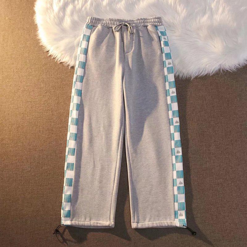 

Брюки в клетку, повседневные брюки для улицы, новые летние спортивные брюки для мужчин 3XL