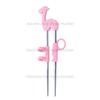 1Pair Kids Learning Training Chopsticks Cartoon Cute Silicone Animal Stainless Steel Food Sticks Detachable Reusable Tableware