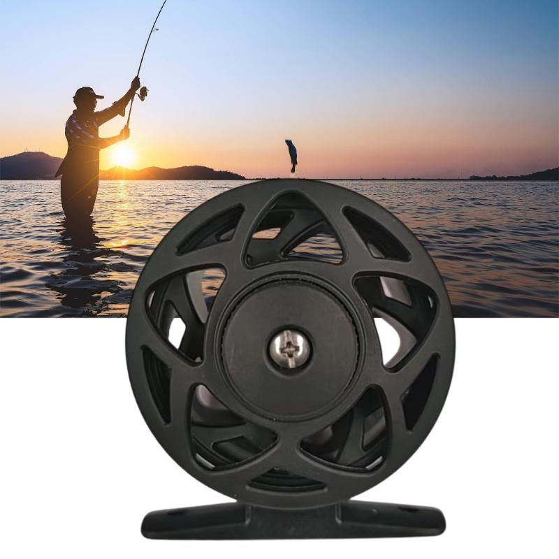Compacts Fly Ice Fishing Reels With Smooth Casting Anti Tangles Mechanism Durabilirty Outdoor Angling Gear
