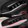 For Toyota Highlander XU70     ABS Car Window Lifter Switch side Trims Glass Door Armrest Panel Accessories