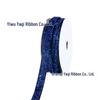 1cm Flocked Ribbon for Gift Wrapping & Costume Decoration - Non-Elastic, Shiny Woven Design