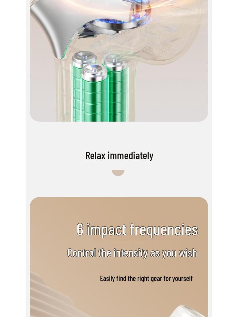 Smart Mini Fascial Muscle Relaxation Massager: Portable Electric Vibration Impact Gun