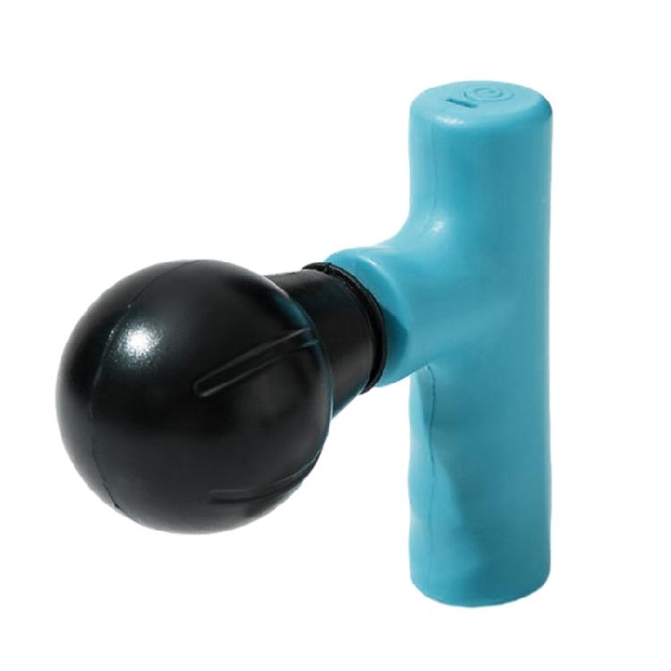 Маленький портативный ручной массажер для путешествий, перкуссионный массажер для глубоких тканей мышц синий