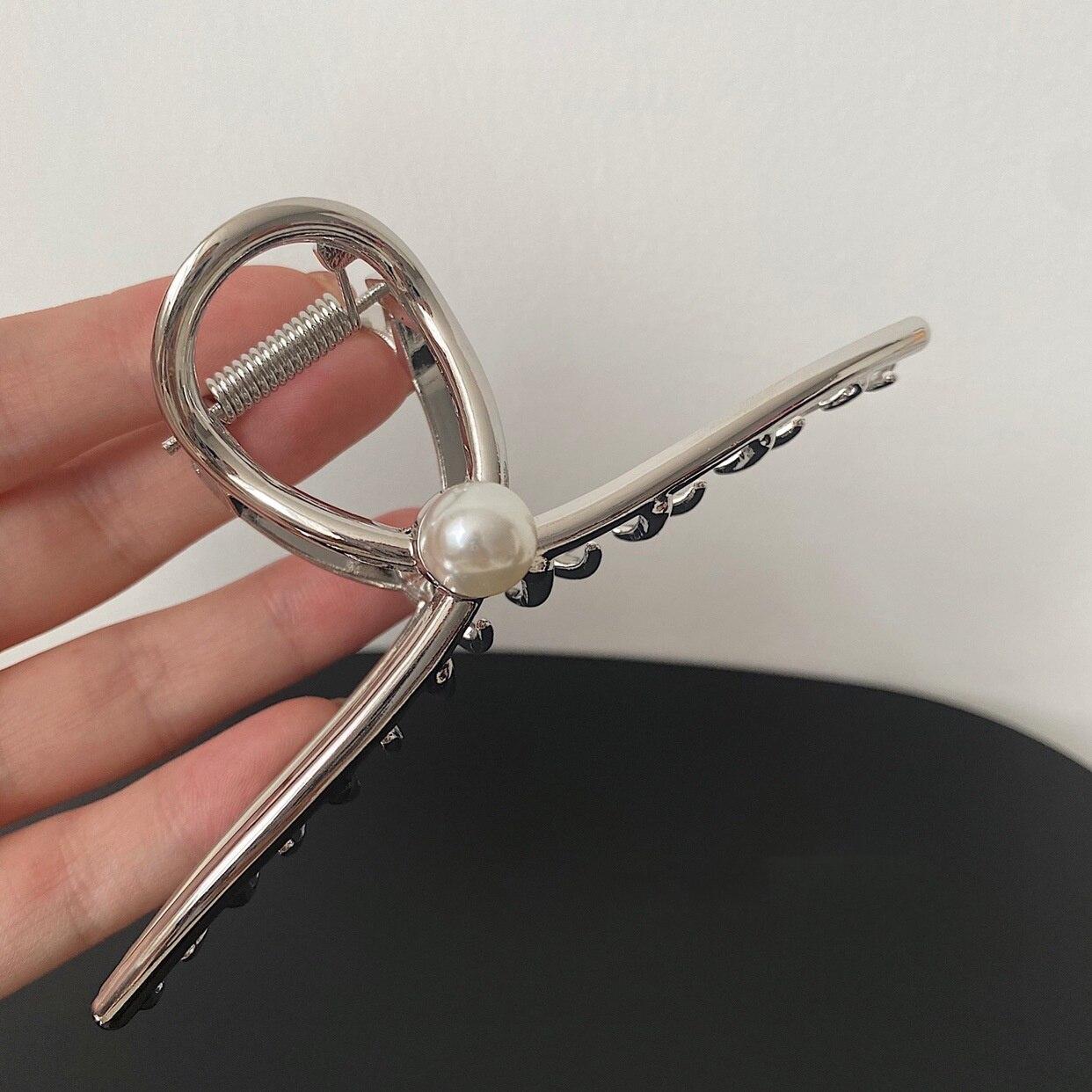 

Новые женские элегантные серебряные полые металлические когти с геометрическим рисунком, винтажные заколки для волос, повязка на голову, шпилька для волос, аксессуары для волос в виде краба