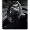 For Tesla New Launch Model Y Juniper 2025+ Suede Steering Wheel Cover All Season Universal Anti Slip Sports Steering Wheel Cover