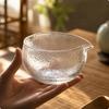 Clear Borosilicate Glass Tea Bowl Food-Grade Gongfu Brewing Easy To