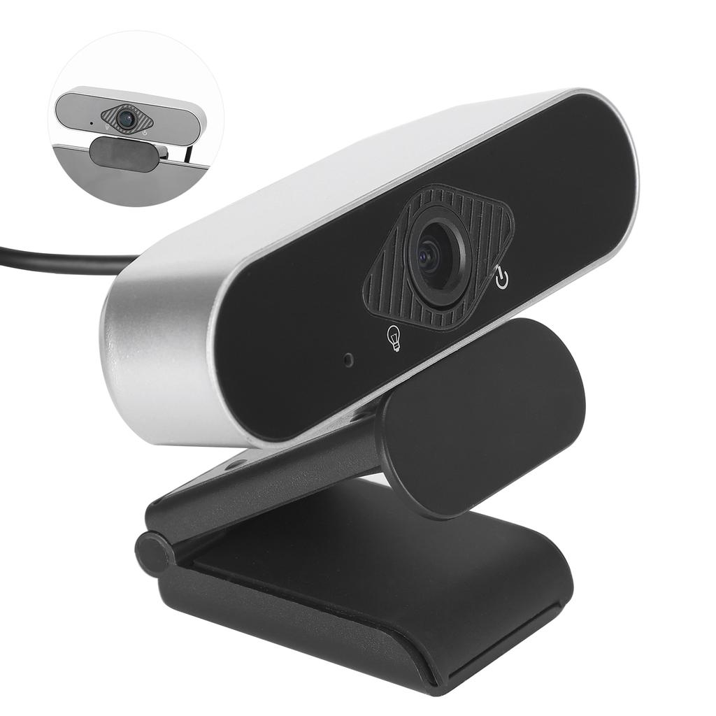 HD Webcam BuiltIn Microphone Camera 1080P USB Widescreen Video Work Home Computer Supplies