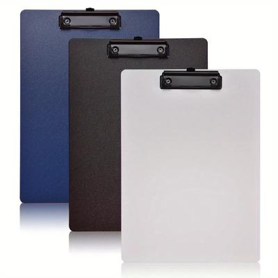 1PC A5 File Folder Clipboard Writing Pad Memo Clip Board Clips Test Paper Storage Organizer School Supplies Office Stationary