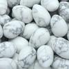 30mm Purple Pink Agate Crystal Egg Shaped Stone