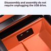 For Li Lixiang L6 L7 L8 L9 Car Armrest Storage Box Center Console Storage Box Automotive Silicone Storage Interior Accessories