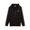 Windproof Warm Casual Comfortable Zip-Up Jacket Hoodie Men Jackets Black 687702-01