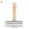Wooden Handle Leather Seam Roller 100mm / 3.94in Leather Craft Roller  For Handmade Hobby