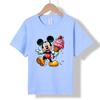 MC-33 MINISO 2026 Summer New Printed Cotton Round Neck T-shirt for Children Aged 1-16, Boys and Girls