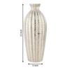 Serene Metallica Vase Silver | 14 X 14 X 31 Cm
