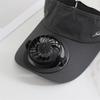 Quick-Drying Solar Fan Sun Visors Hat Usb Charging 300Ma Unisex Sun Hat Adjustable Uv Protection Baseball Cap Summer Outdoor