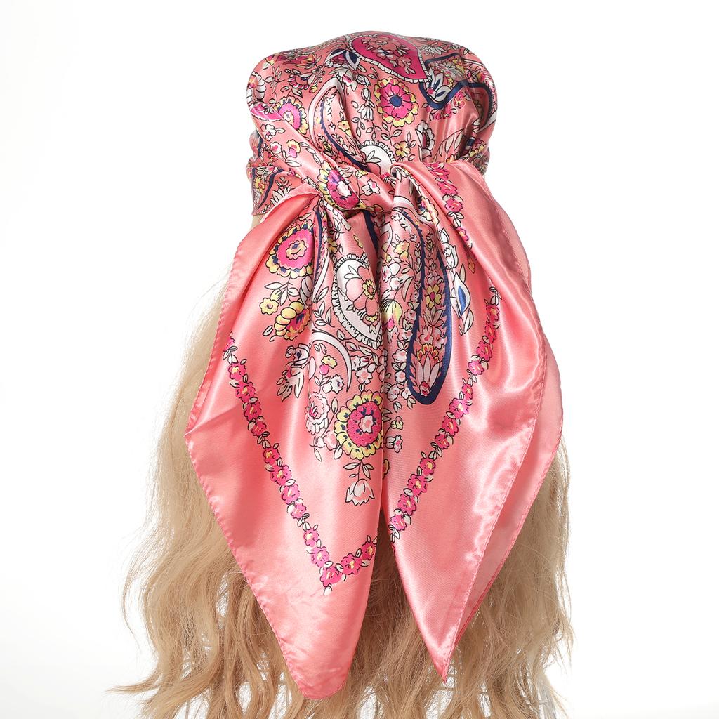 AWAYTR Cashew Pattern Headband Hair Scarf Bands for Women Party Headwear Cartoon Print Bandana Turban Hairband Headpiece