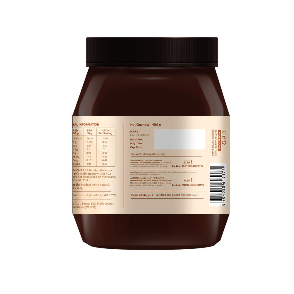 Jiva Amla Chatpata Candy 400 g X Pack Of 2 Tasty Digestive Snack With Vitamin C And Fibre Support