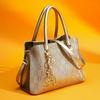 Women's 2025 Light Luxury Cowhide Tote & Crossbody Bag