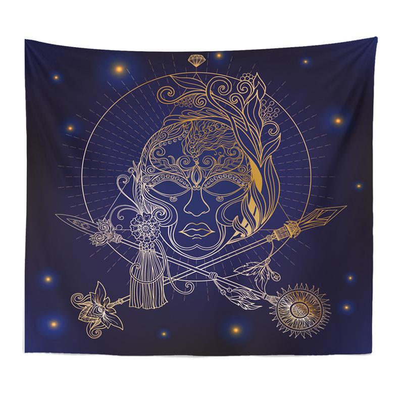 Bohemian Starry Sky Wall Hanging Tapestry for Home Decor and Sofa Backdrop