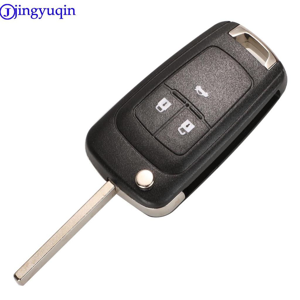 jingyuqin 20p Flip Folding Remote car Key Shell For Chevrolet Cruze Epica Lova Camaro Impala 2 3 4 5 Button HU100 Blade
