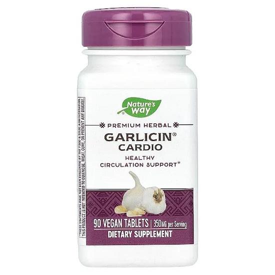 

Nature s Way- Garlicin Cardio, 350 mg, 90 Vegan Tablets